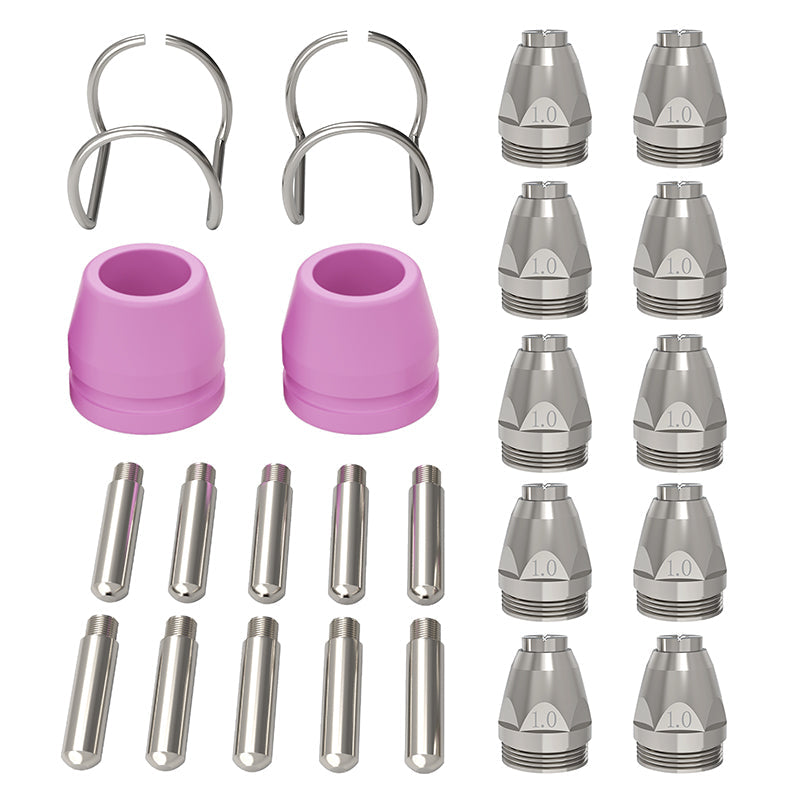 ARCCAPTAIN AG60 Pilot ARC Plasma Cutter Torch Consumables 24 Pcs